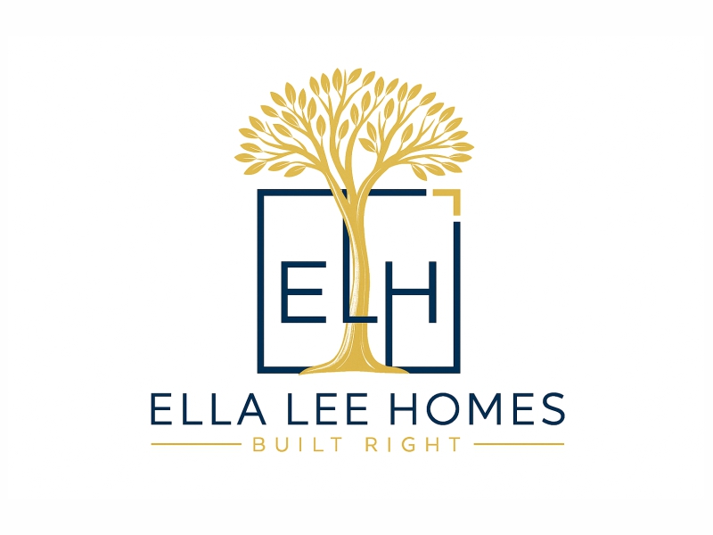 Ella Lee Homes logo design by Girly