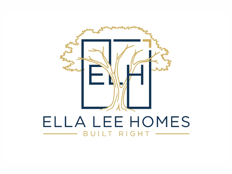Ella Lee Homes logo design by Girly