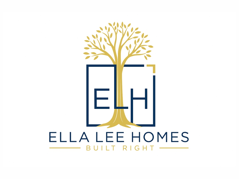 Ella Lee Homes logo design by Al-fath