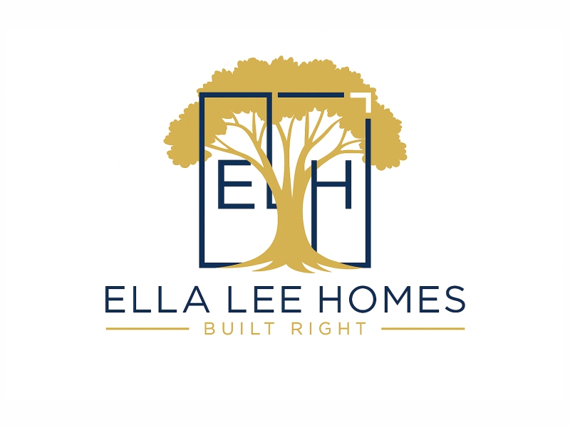 Ella Lee Homes logo design by Al-fath