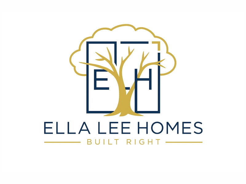 Ella Lee Homes logo design by Al-fath
