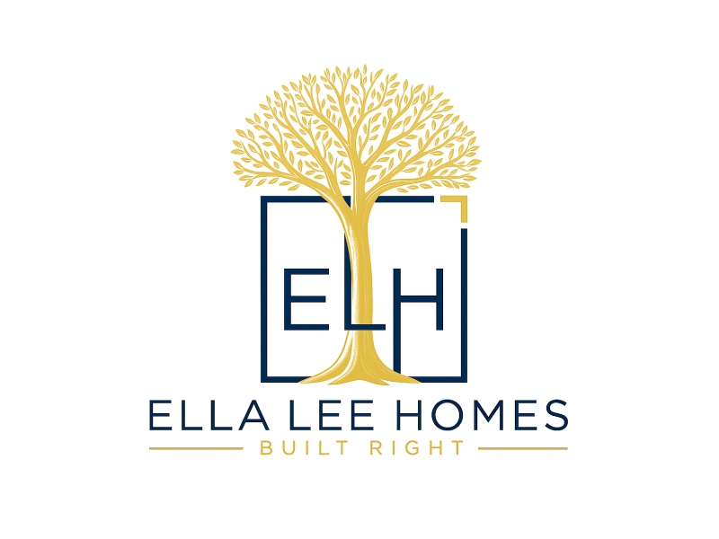 Ella Lee Homes logo design by Al-fath