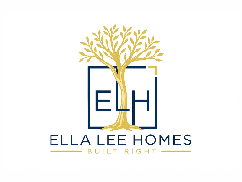 Ella Lee Homes logo design by Al-fath