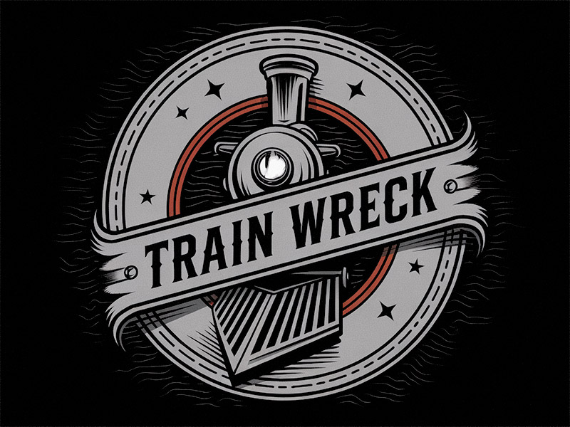 Train Wreck logo design by IamSoya