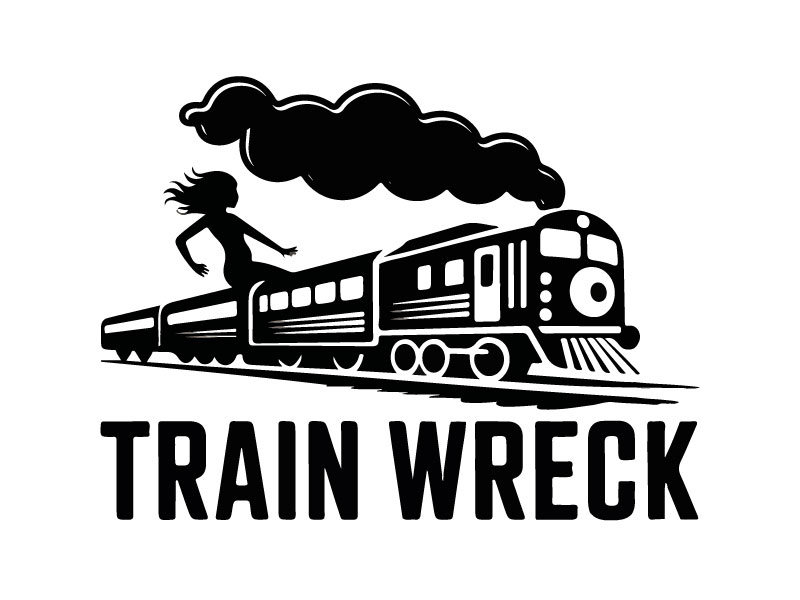 Train Wreck logo design by Suvendu