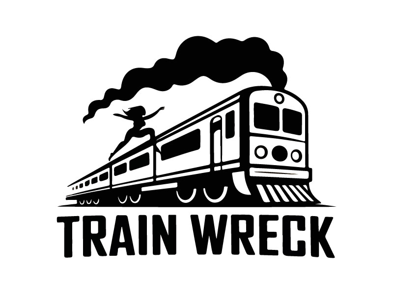 Train Wreck logo design by Suvendu