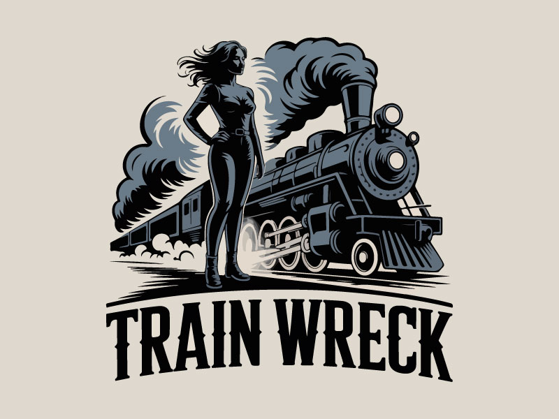 Train Wreck logo design by Suvendu