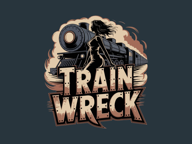 Train Wreck logo design by Rahul Biswas