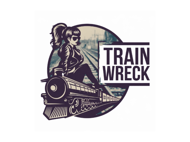 Train Wreck logo design by Queen D
