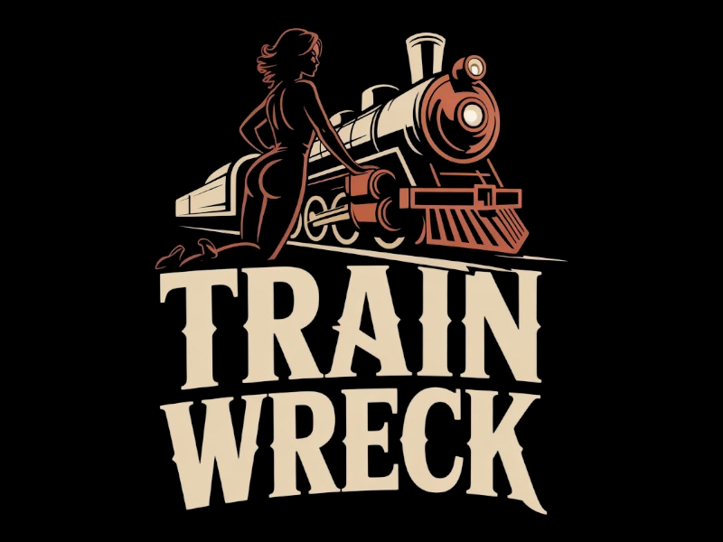 Train Wreck logo design by Nai
