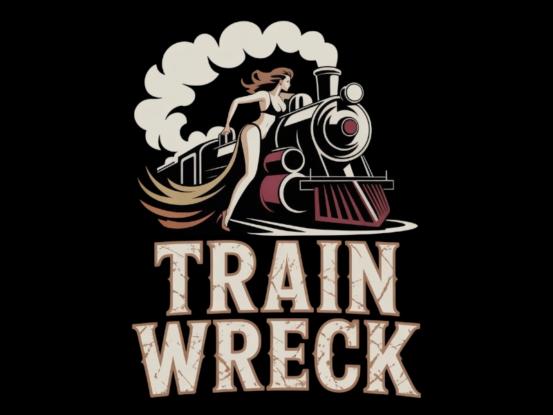 Train Wreck logo design by Nai