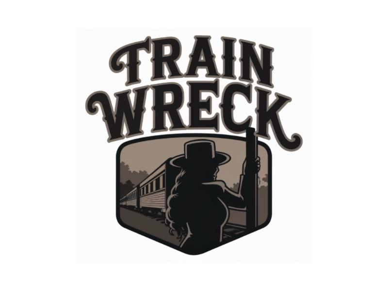 Train Wreck logo design by Charii