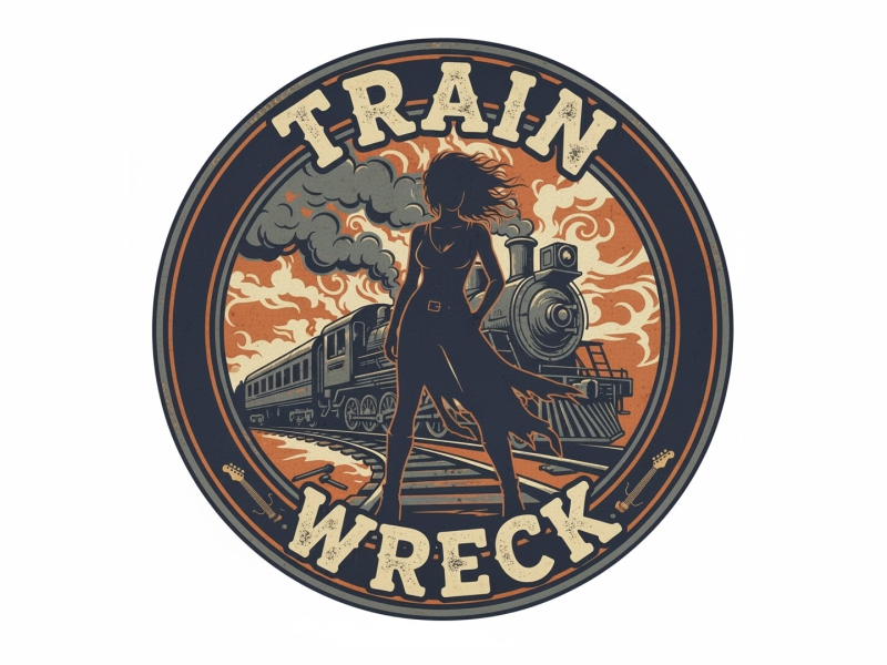 Train Wreck logo design by kanal