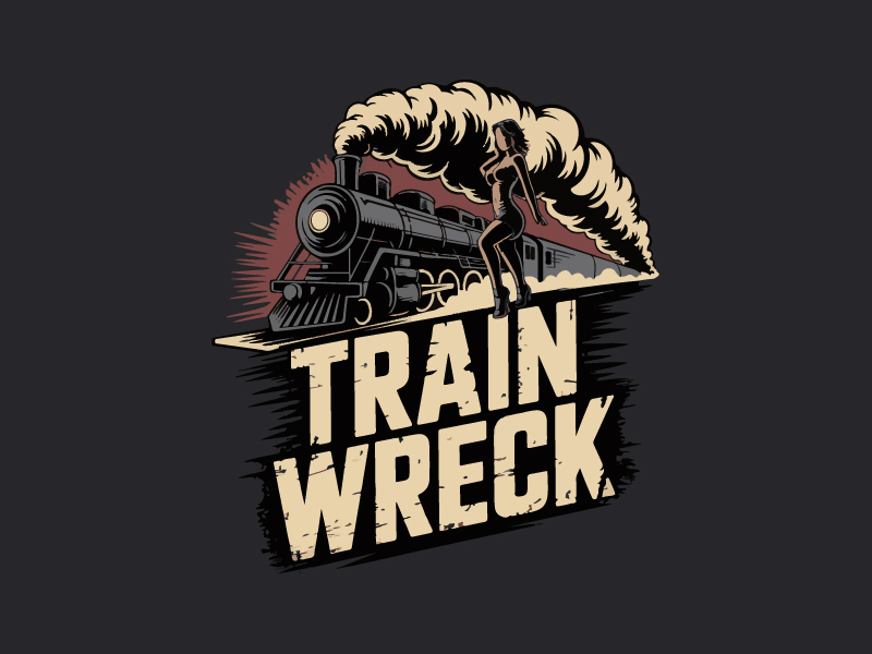 Train Wreck logo design by Sami Ur Rab