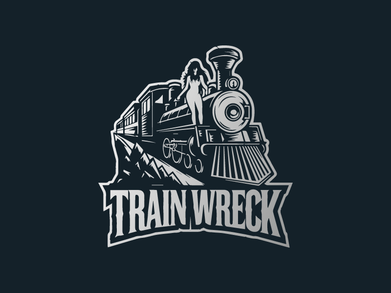 Train Wreck logo design by Sami Ur Rab