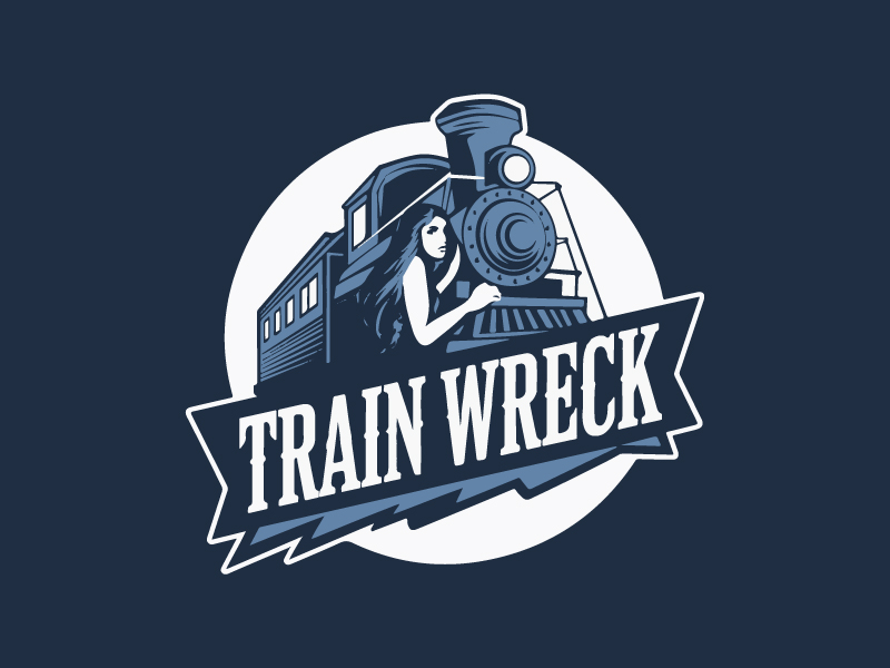 Train Wreck logo design by Sami Ur Rab