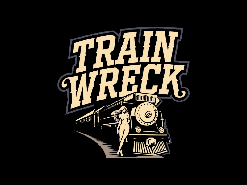 Train Wreck logo design by Marena