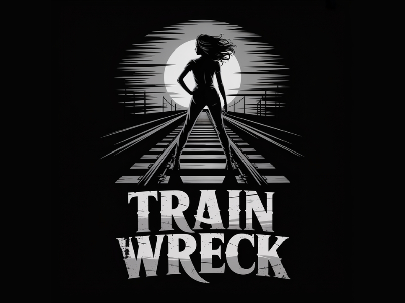 Train Wreck logo design by Michael Luutu