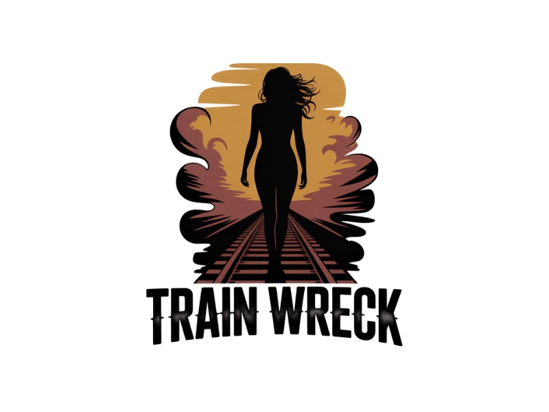 Train Wreck logo design by Michael Luutu