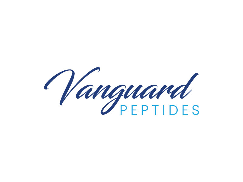 Vanguard Peptides logo design by aryamaity