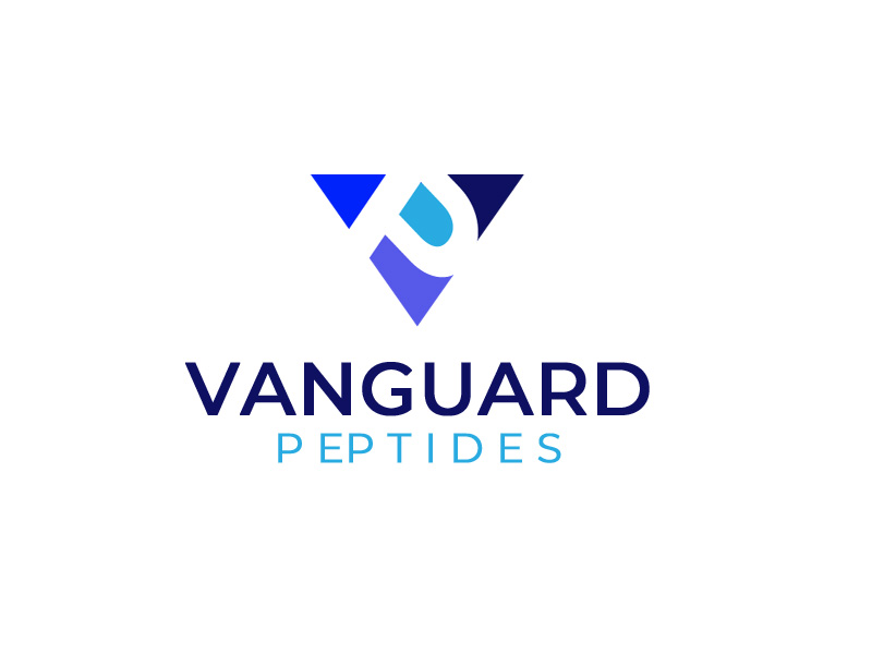 Vanguard Peptides logo design by csnrlab