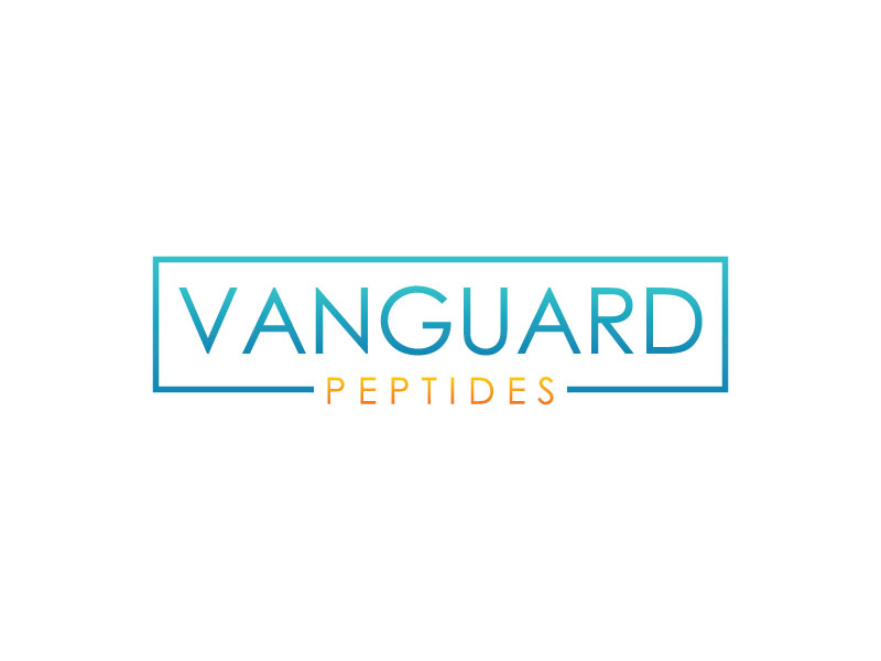 Vanguard Peptides logo design by aryamaity