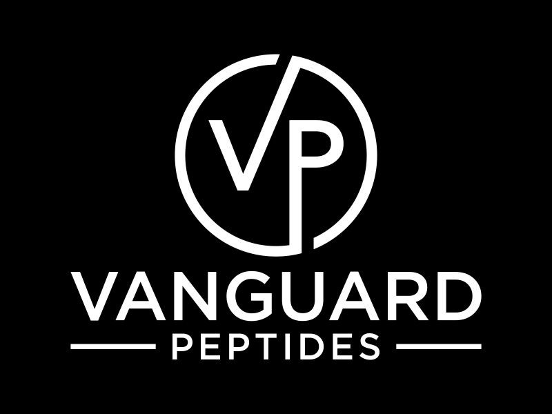 Vanguard Peptides logo design by dewipadi