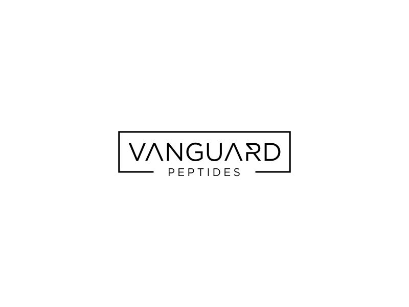 Vanguard Peptides logo design by oke2angconcept