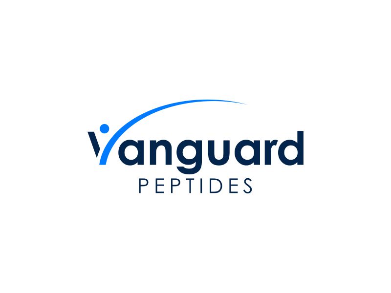 Vanguard Peptides logo design by almaula