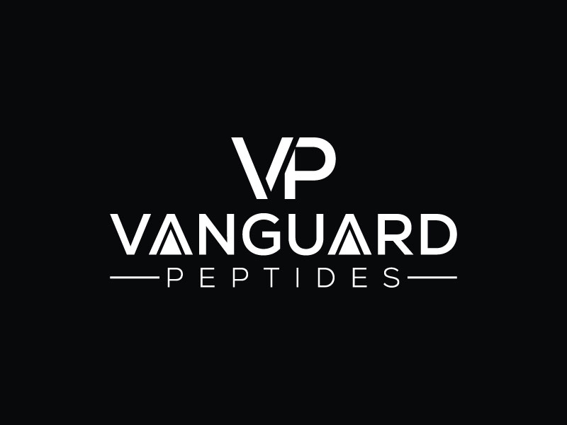 Vanguard Peptides logo design by aryamaity