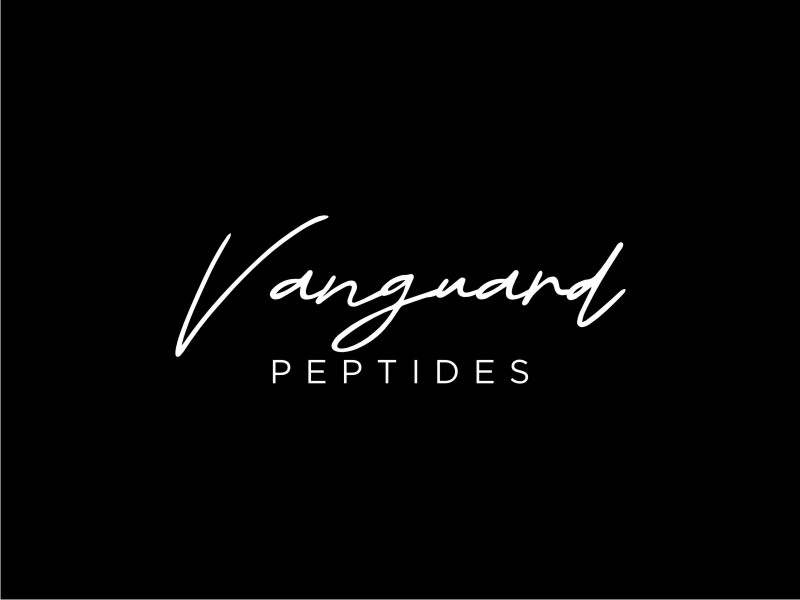 Vanguard Peptides logo design by Artomoro