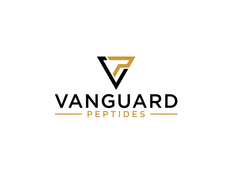 Vanguard Peptides logo design by Artomoro