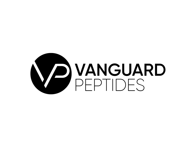 Vanguard Peptides logo design by giggi