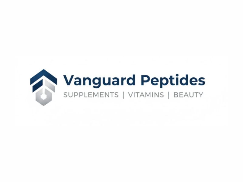 Vanguard Peptides logo design by Greenlight