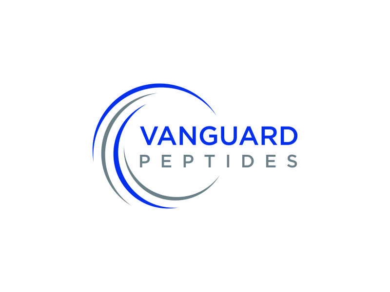 Vanguard Peptides logo design by ozenkgraphic