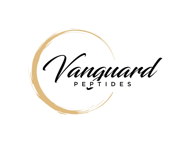Vanguard Peptides logo design by Franky.