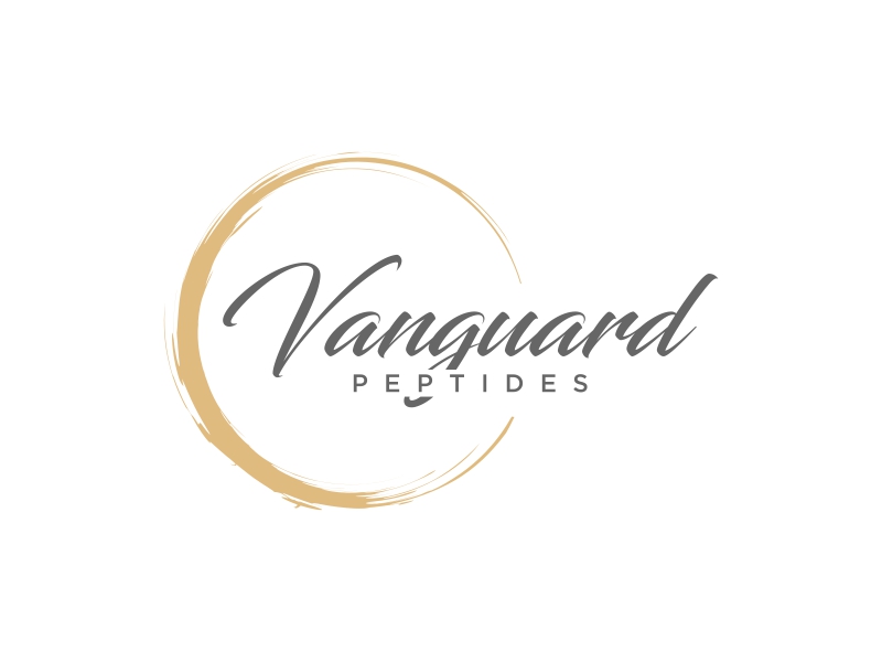 Vanguard Peptides logo design by Franky.