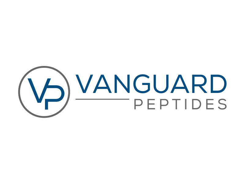 Vanguard Peptides logo design by cintoko