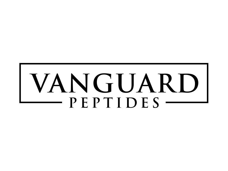 Vanguard Peptides logo design by cintoko
