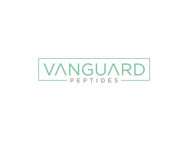Vanguard Peptides logo design by Artomoro
