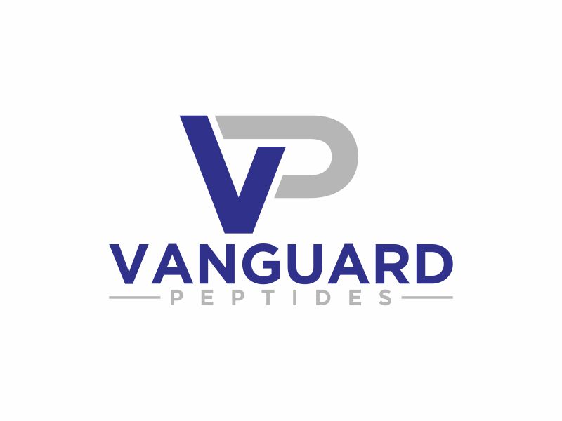 Vanguard Peptides logo design by josephira
