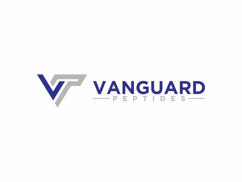 Vanguard Peptides logo design by josephira