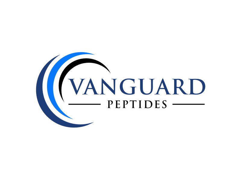 Vanguard Peptides logo design by johana