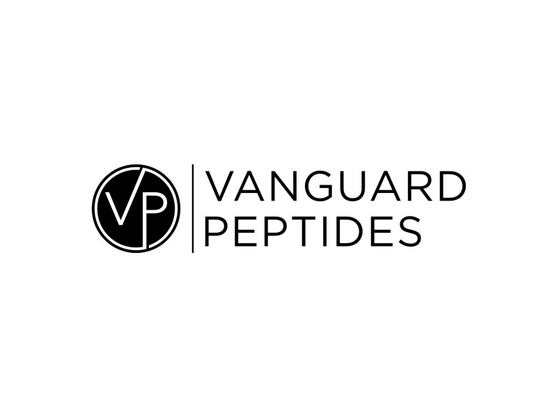 Vanguard Peptides logo design by johana