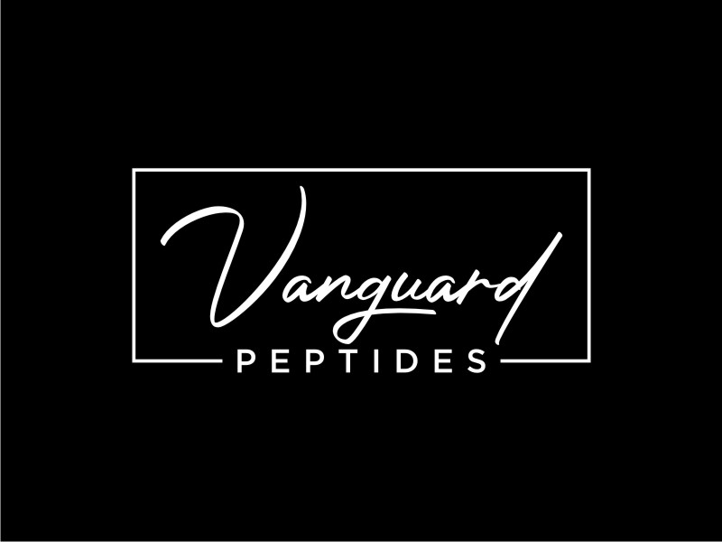 Vanguard Peptides logo design by johana