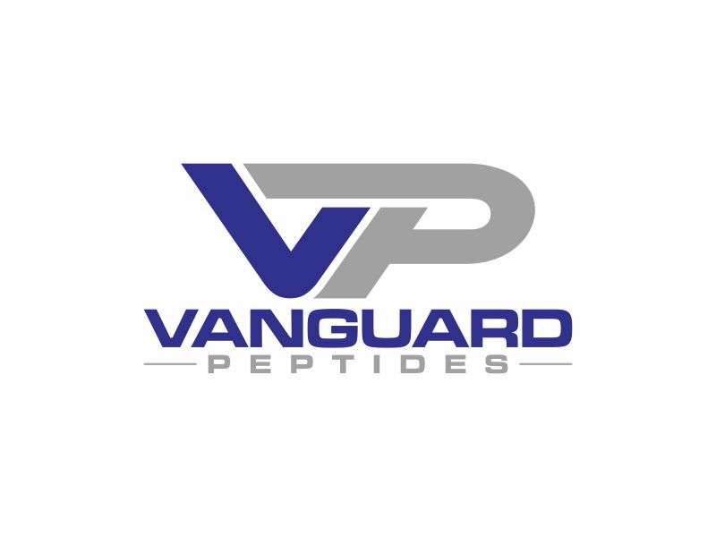 Vanguard Peptides logo design by josephira