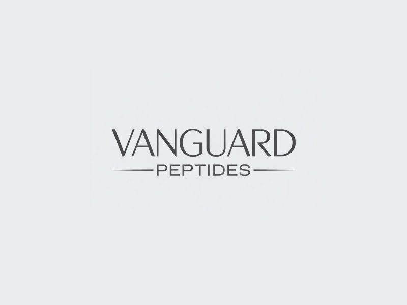 Vanguard Peptides logo design by Poki