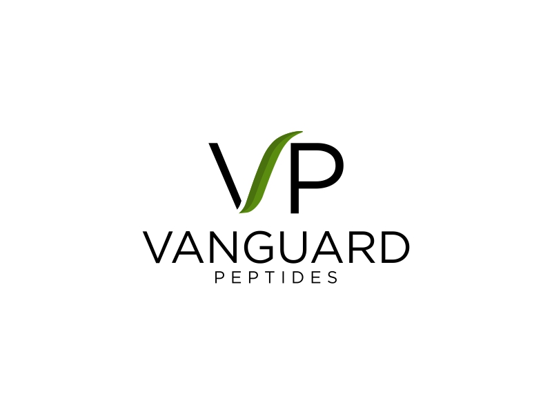 Vanguard Peptides logo design by rey