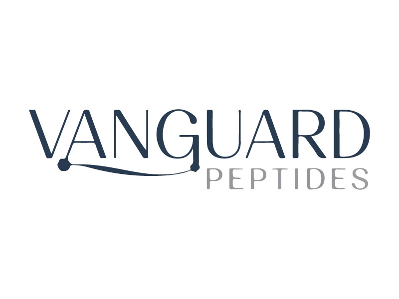 Vanguard Peptides logo design by Suvendu
