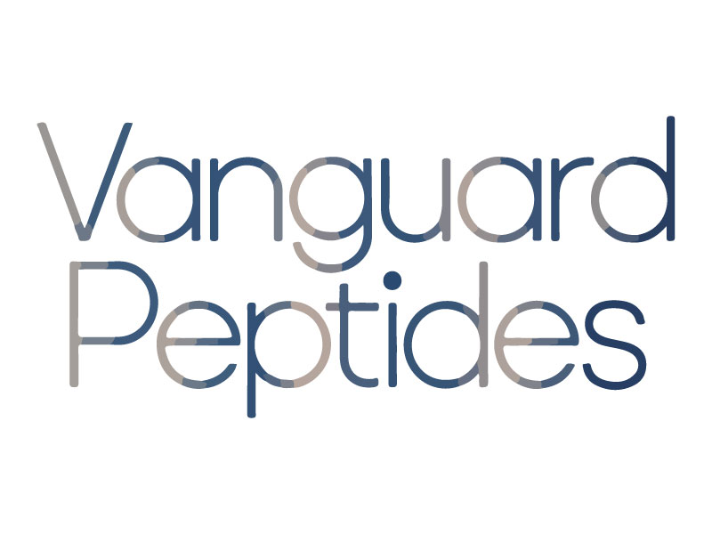 Vanguard Peptides logo design by Suvendu